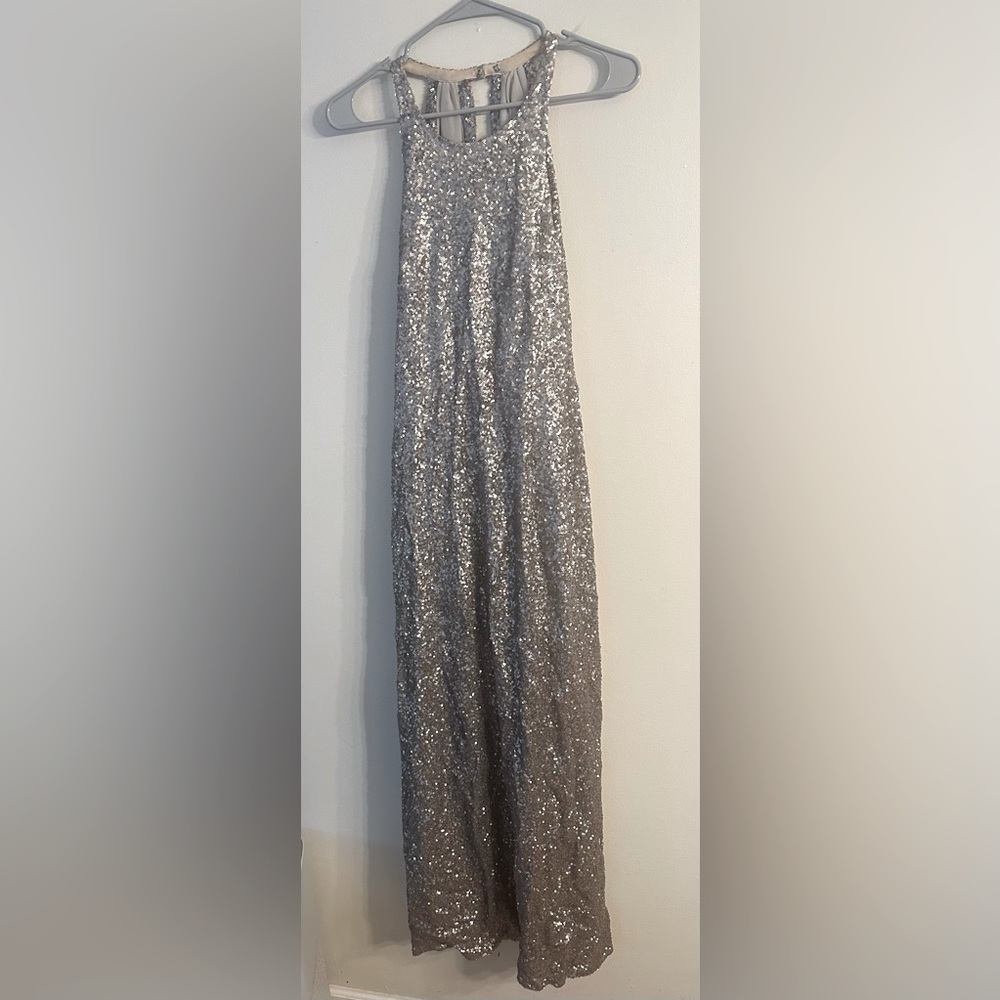 Sorella Vita platinum sequence bridesmaid dress size 10